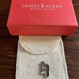 James Avery Silver Heart Brooch